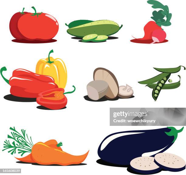vegetables - empty dining room stock illustrations