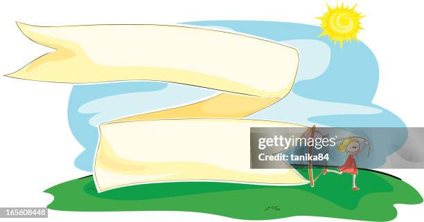 i've got a message for you - long grass stock illustrations