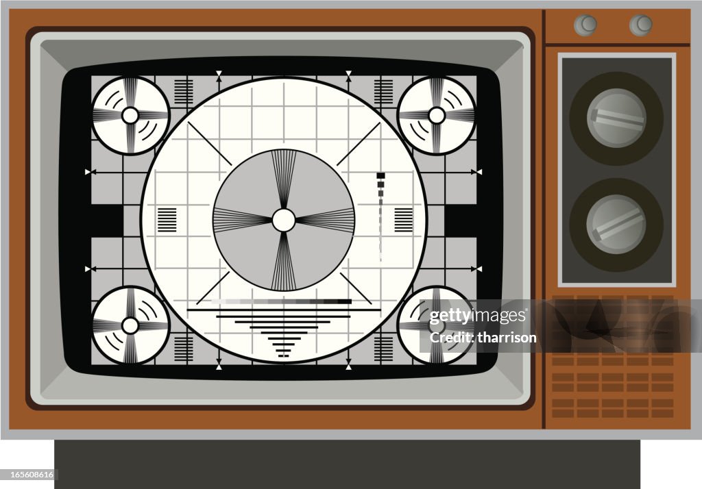 Television Test Pattern High-Res Vector Graphic - Getty Images