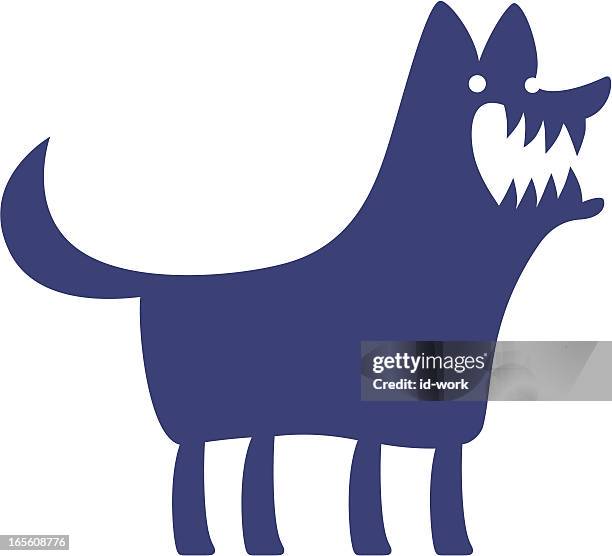 howling dog - howling wolf stock illustrations