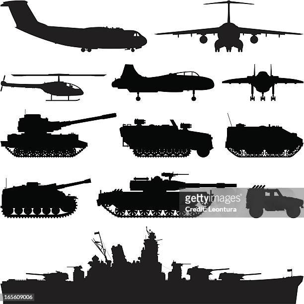military - artillery stock illustrations