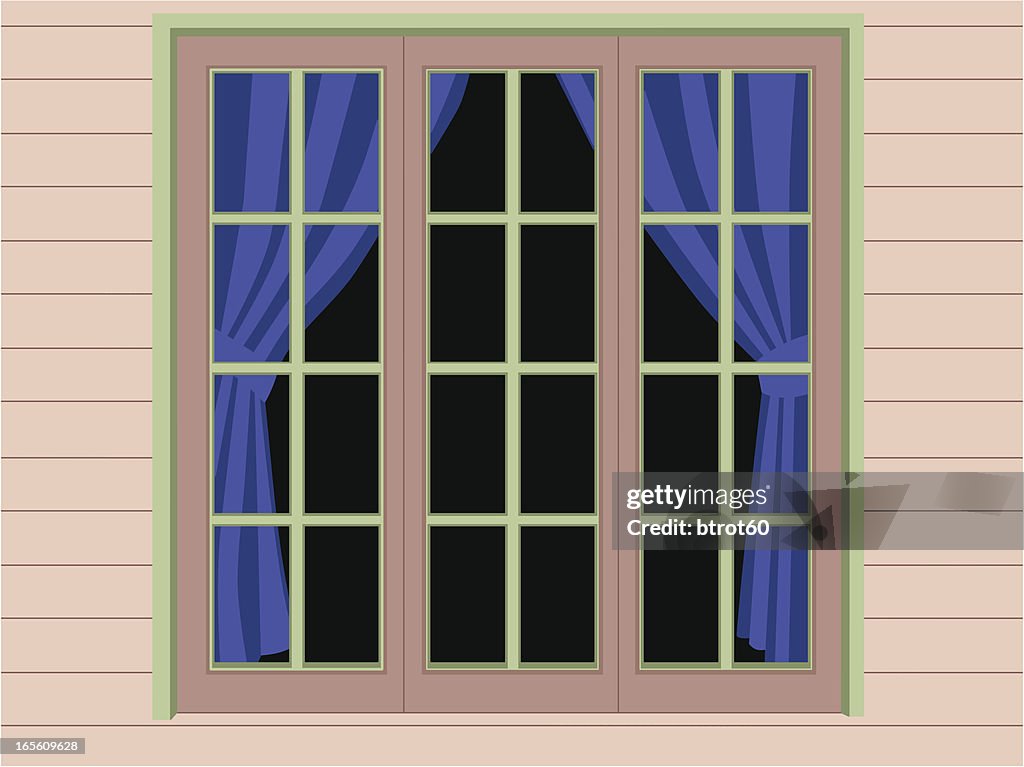 Curtains of Loud Blue