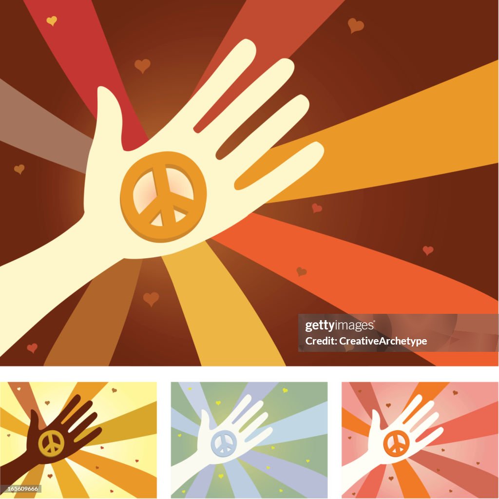 Unity Peace Icon Unity Hands Peace Symbol High-Res Vector Graphic - Getty Images