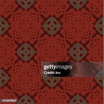 Seamless Pattern - Celtic Knot Lacy Seamless Pattern - Celtic Knot Lacy