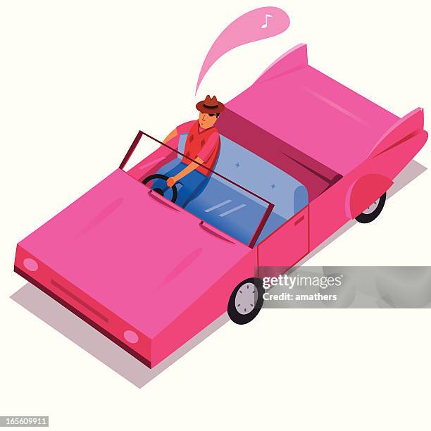 car driving joe - auto windshield stock illustrations