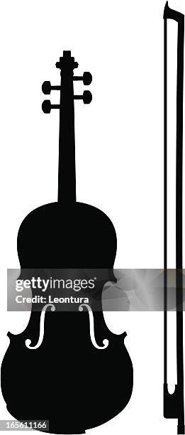 ilustrações de stock, clip art, desenhos animados e ícones de violino e arco - violino