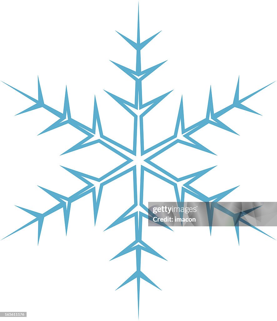 Snowflake Vector Small Single Snowflake Vector Design High-Res Vector Graphic - Getty Images