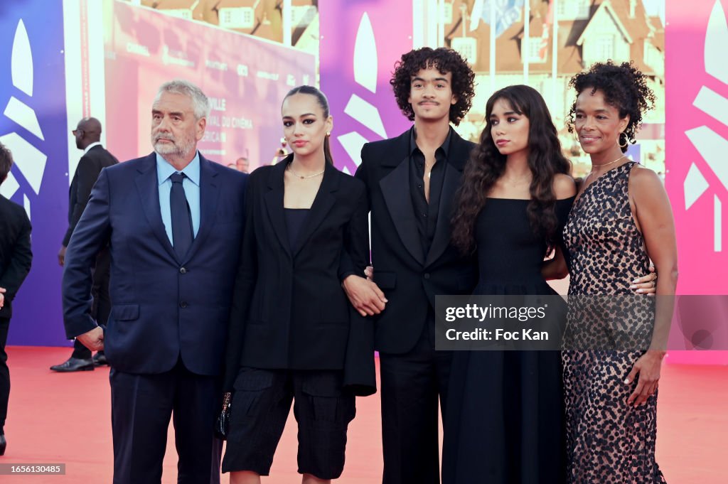 Newspaper Besson Luc Besson, Thalia Besson, Mao Besson, Sateen Besson and Virginie ...