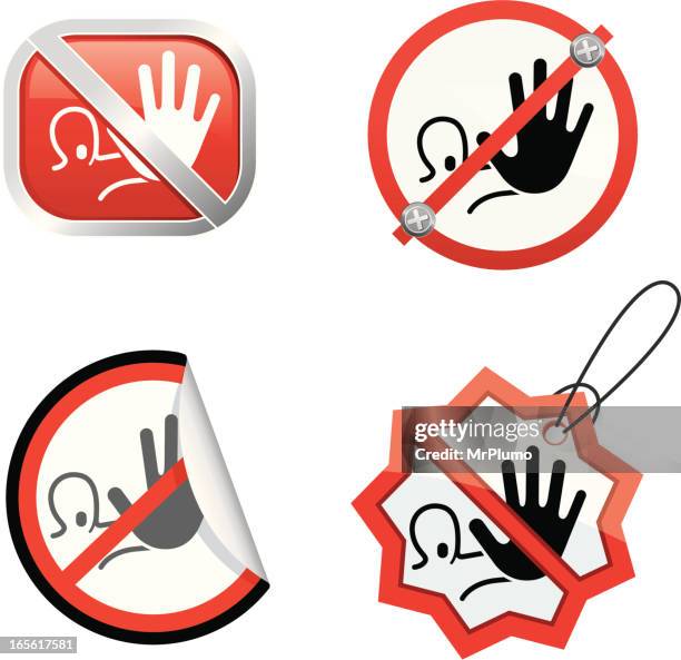 do not enter - no tresspassing sign stock illustrations