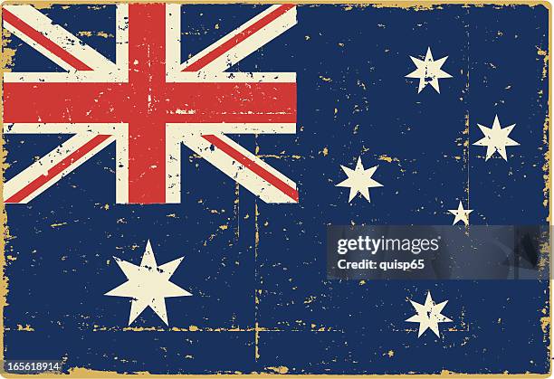 australian flag - australian flag stock illustrations