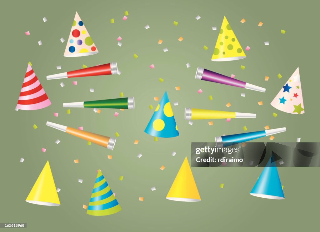 Party Hats and Horns