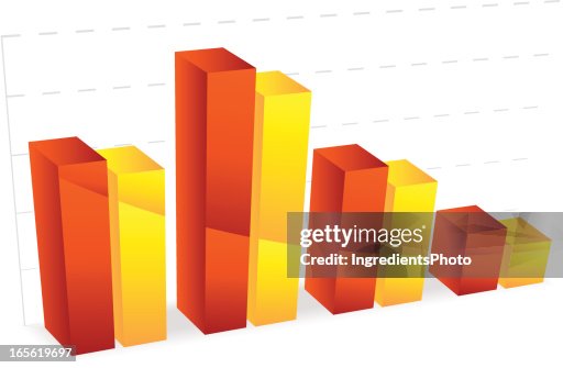 Negative Chart High-Res Vector Graphic - Getty Images