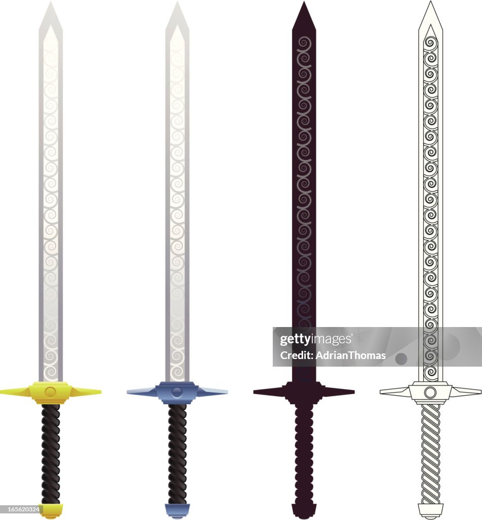 Basic Sword Image Swords High-Res Vector Graphic - Getty Images