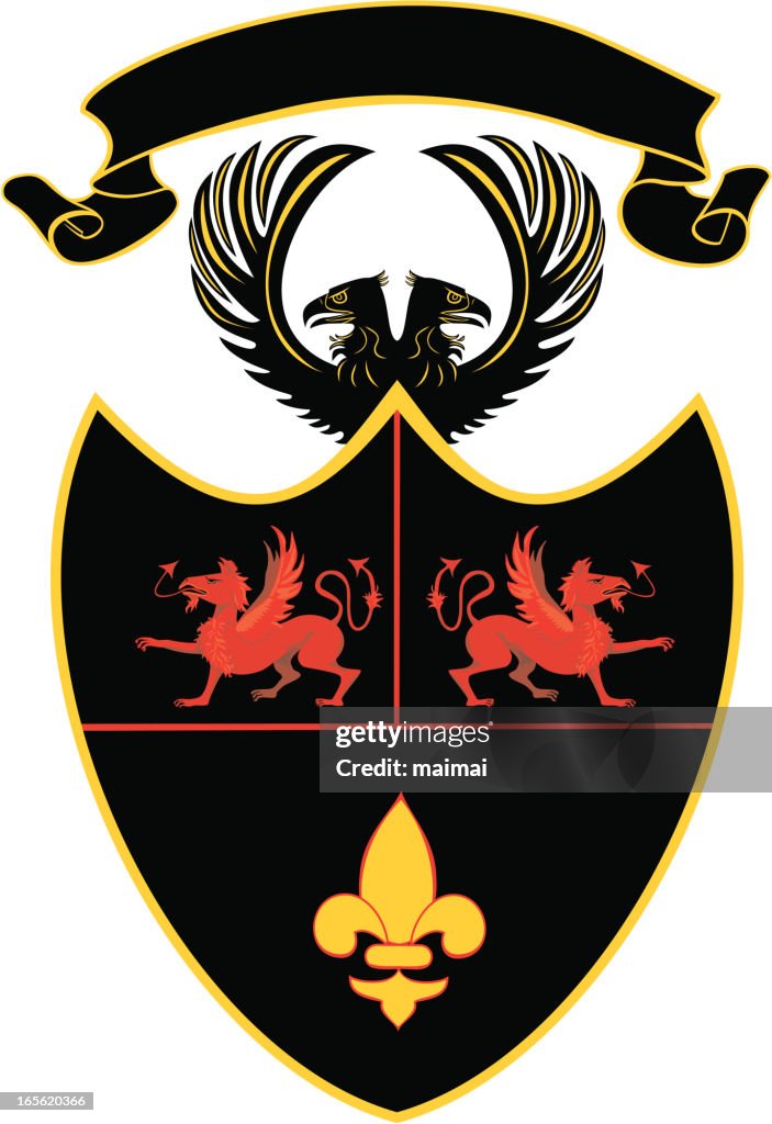 Coat of Arms with Gryphons