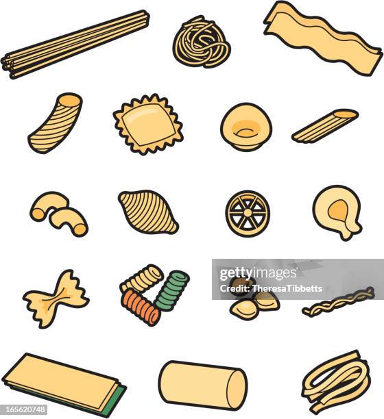 pasta - tortellini stock illustrations