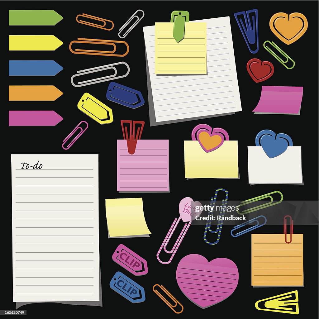 Paper Clips and Post-its