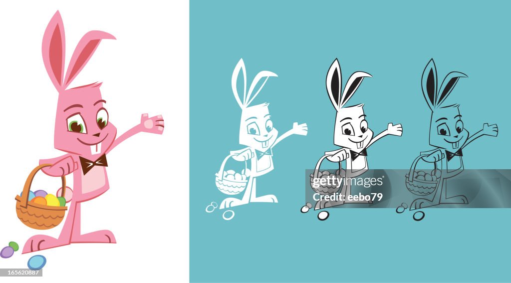 Easter Bunny Presenting