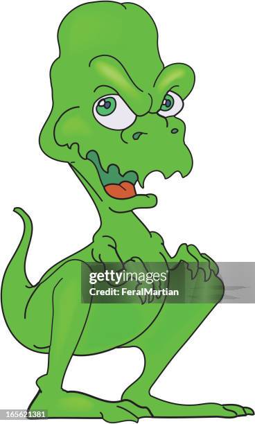 brainosaurus - t rex stock illustrations