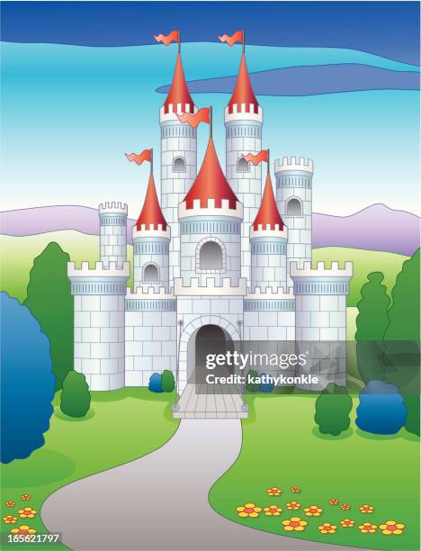 castle - castle stock illustrations