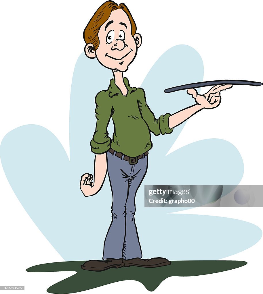 Hand drawn Waiter