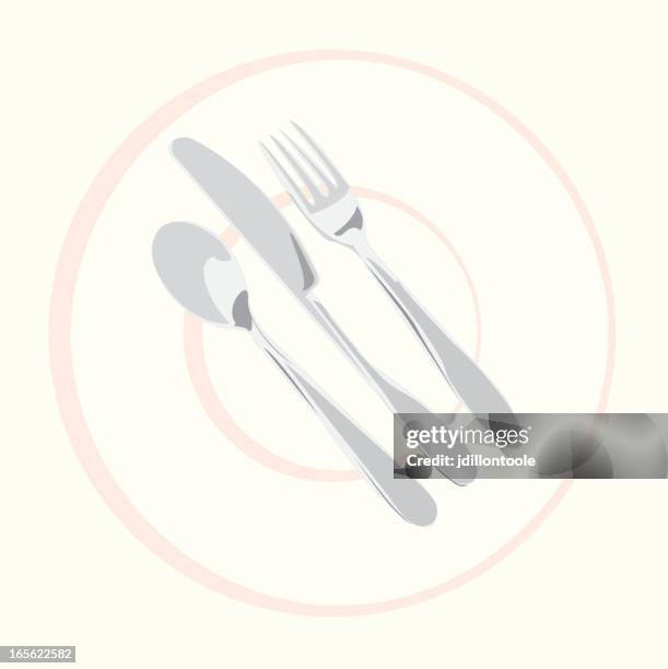 meal setting - breakfast table setting stock illustrations