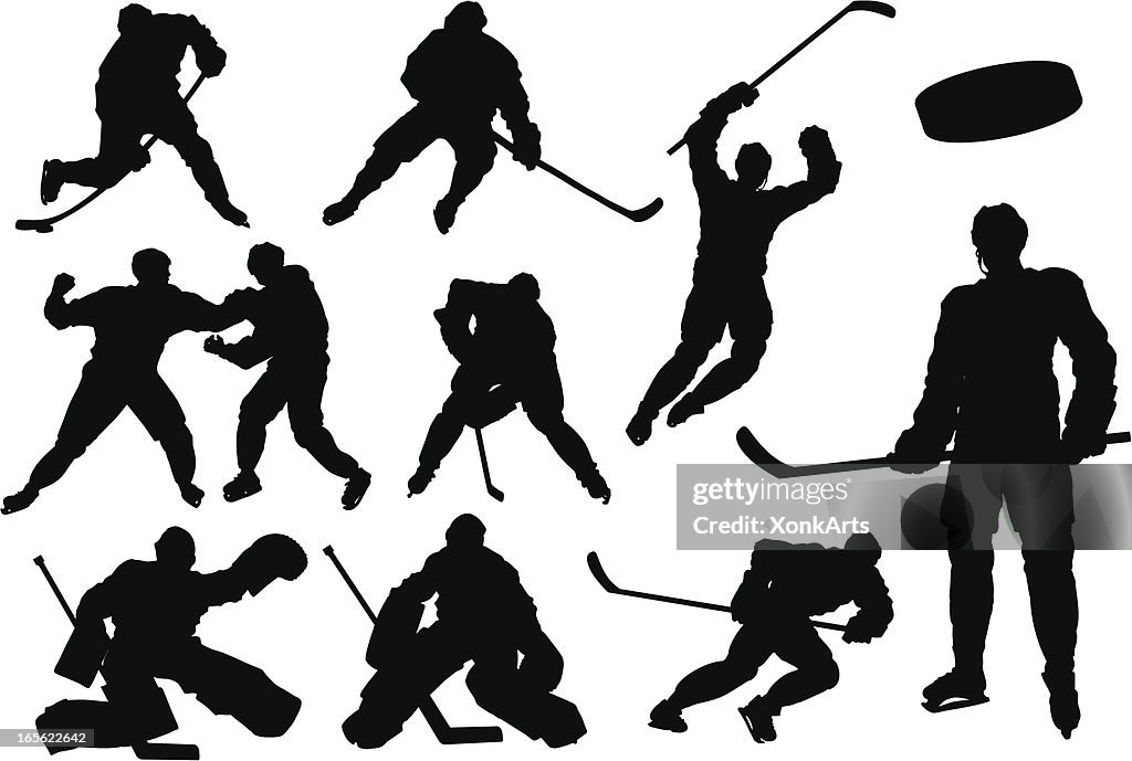 Hockey Silhouettes