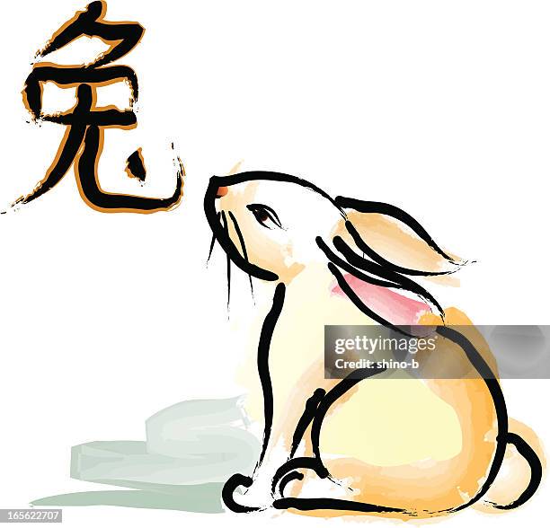 illustrations, cliparts, dessins animés et icônes de l'année de lapin - year of the rabbit