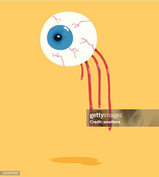 ilustraciones, imágenes clip art, dibujos animados e iconos de stock de foco circular separado - ojos rojos