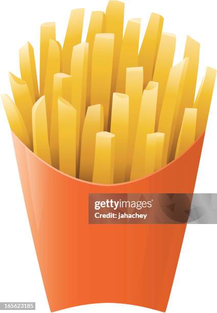 french frites - frittiert stock-grafiken, -clipart, -cartoons und -symbole