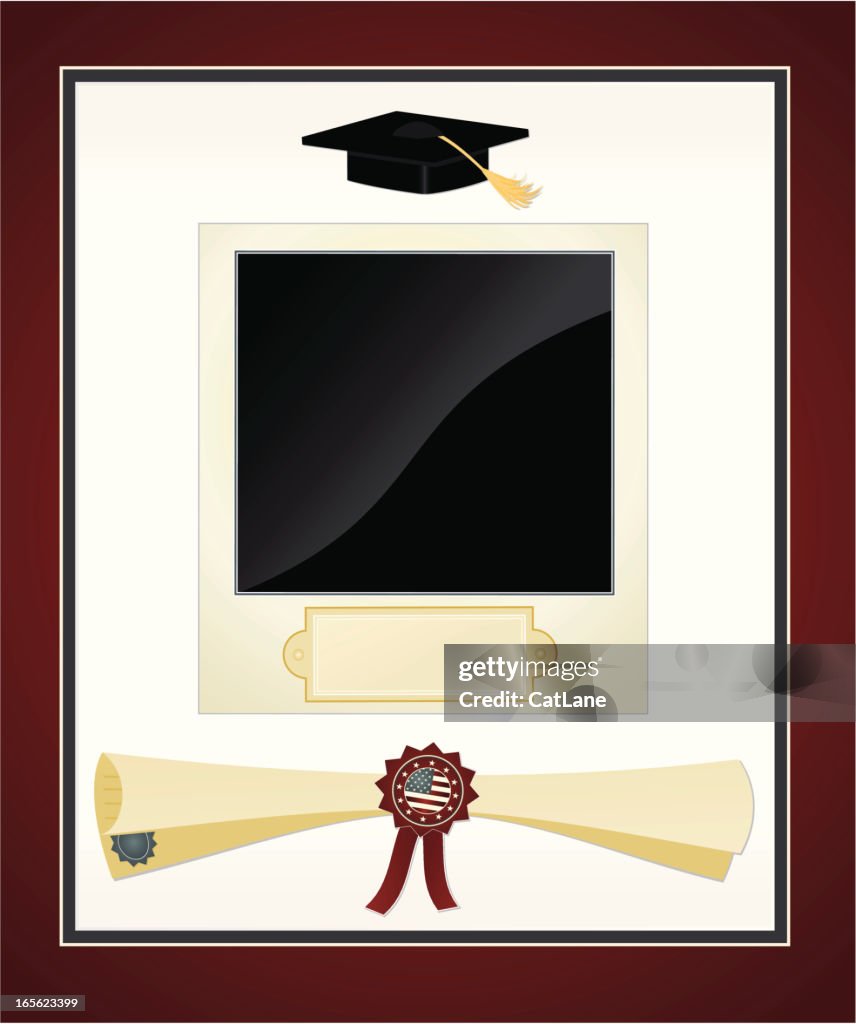 Graduation Vector Frame Graduation Frames Vector