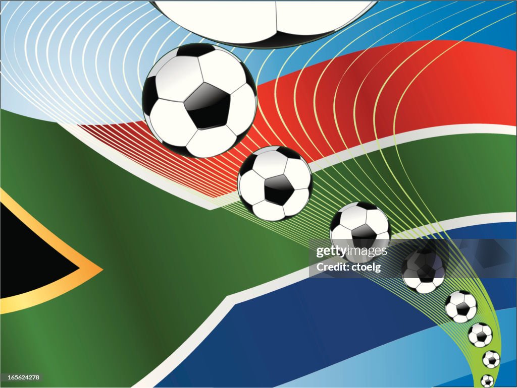 South Africa Soccer Ball Energy row