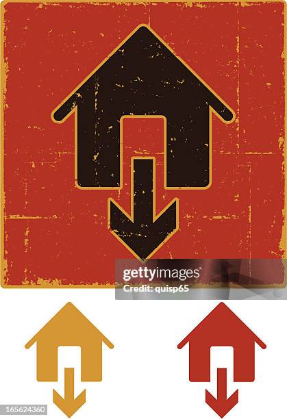 homeless icon - foreclosure stock illustrations