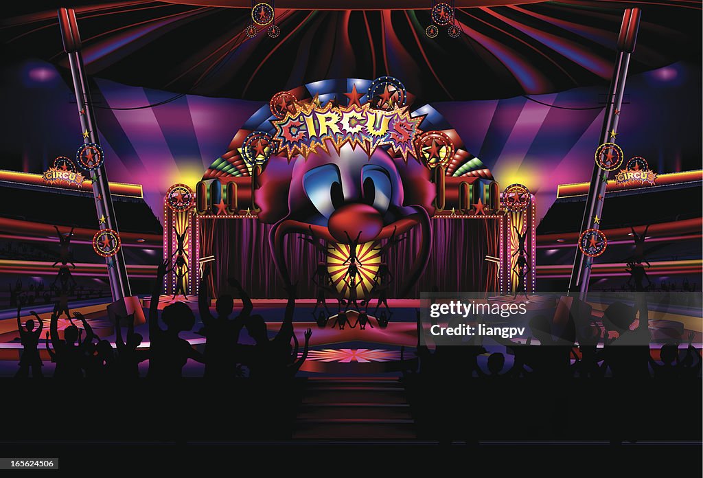 Circo con público