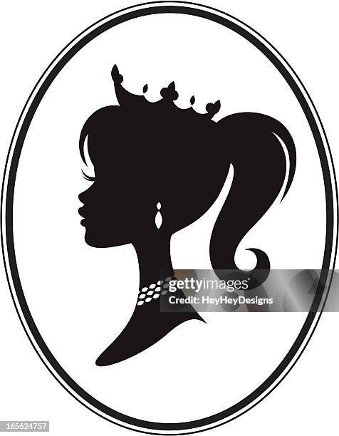 princess kamee - queen royal person stock-grafiken, -clipart, -cartoons und -symbole