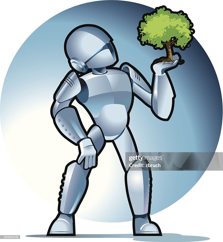 Robotic Tree Drawing Robot With A Tree High-Res Vector Graphic - Getty Images