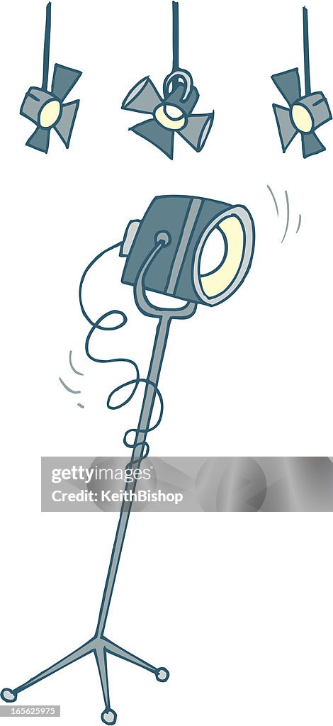 Theater Stage Lights Cartoon High-Res Vector Graphic - Getty Images