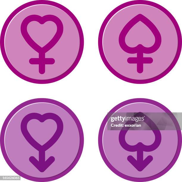 sex symbol - female symbol stock illustrations