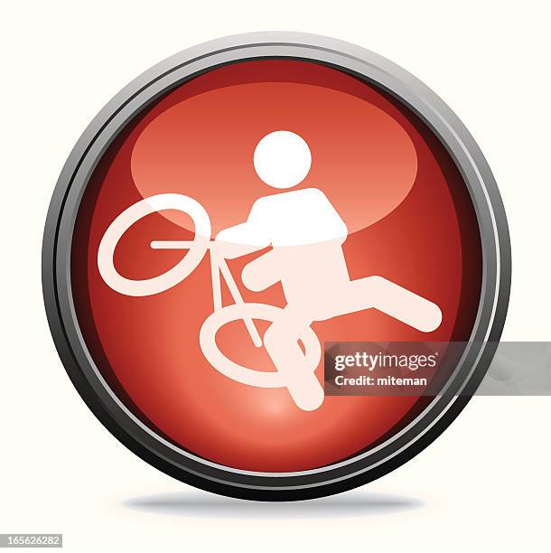 bmx | glass collection - wakeboarding stock illustrations