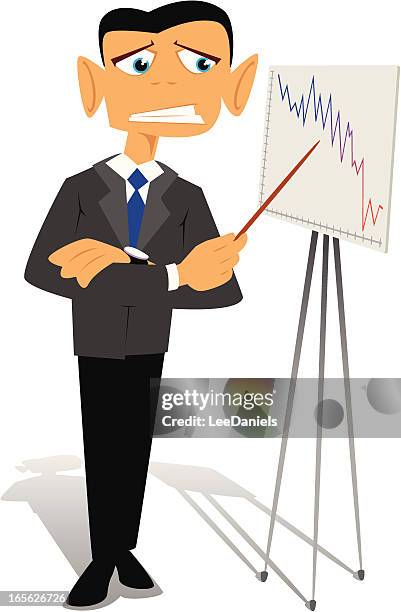 Decreasing Graph Cartoon Photos and Premium High Res Pictures - Getty ...