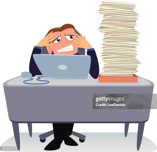 Machine Overwork Animation Overworked Cartoon High-Res Vector Graphic - Getty Images