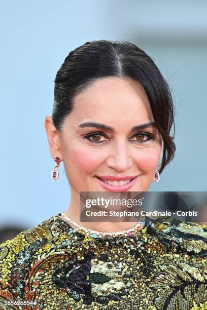 Ana de la Reguera attends a red carpet for the Kineo Prize Award 2023 at the 80th Venice International Film Festival on September 02, 2023 in Venice,...