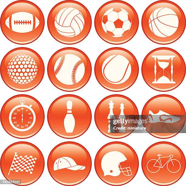 sport icons-3 - olympic peninsula stock illustrations