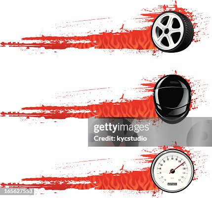Vector Racing Trace Racing Traces High-Res Vector Graphic - Getty Images
