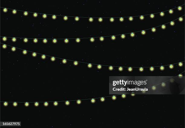 party! - string light stock illustrations