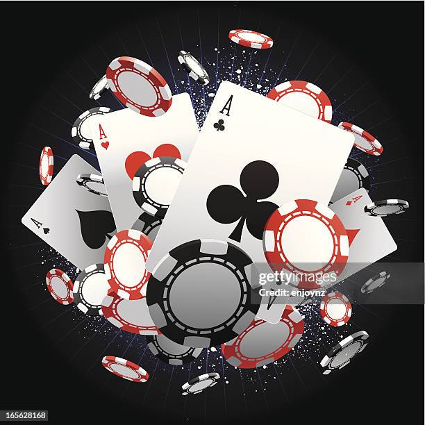 aces - casino stock-grafiken, -clipart, -cartoons und -symbole