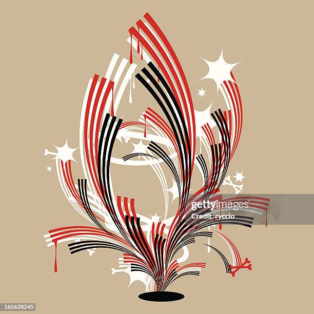 crazy hole graphics - hot spring stock illustrations