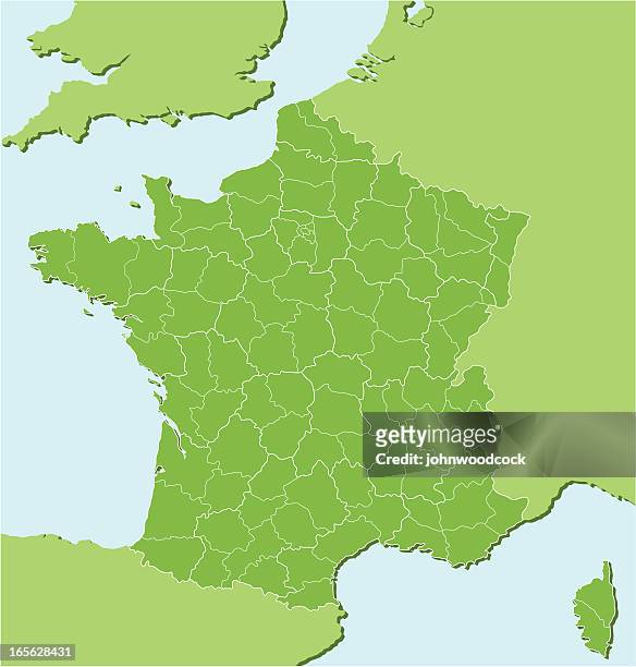 french regional map two - loire valley 幅插畫檔、美工圖案、卡通及圖標