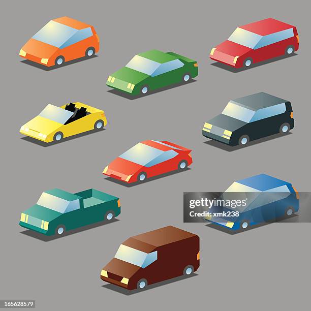 ilustraciones, imágenes clip art, dibujos animados e iconos de stock de iconos de vehículos - coche pequeño