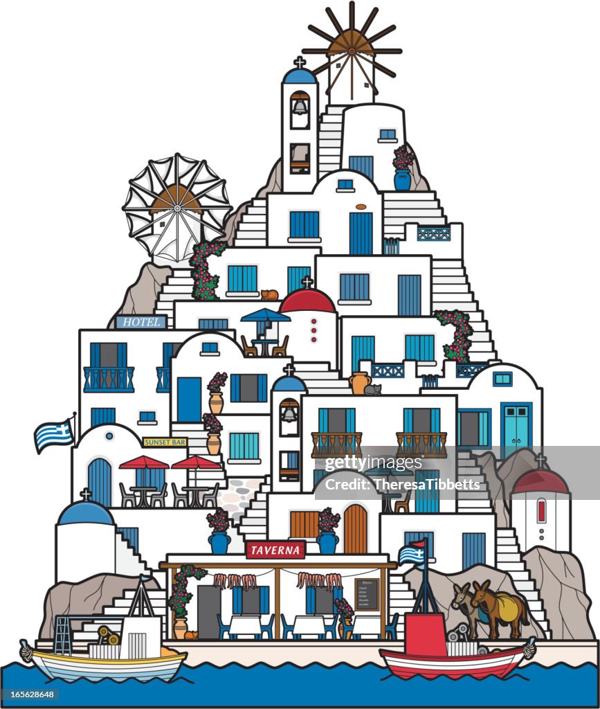 Cycladic Greek Island