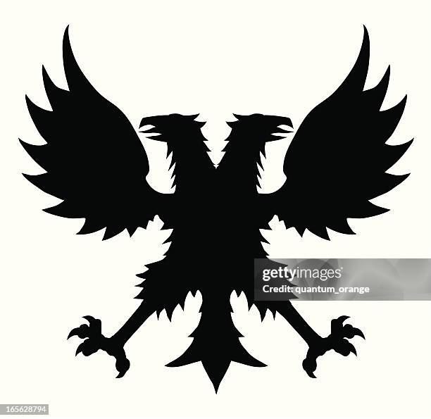 eagle - two headed stock illustrations